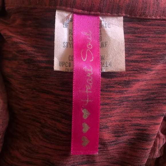 Soft Ruffled Orange Top - Picture 4 of 5